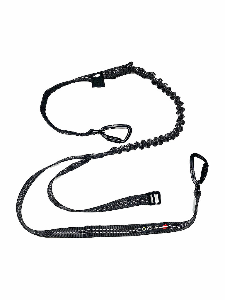 MAMO PET SPORTS Hundeleine Mamo Switch Leash Black Edition schwarz | 20mm